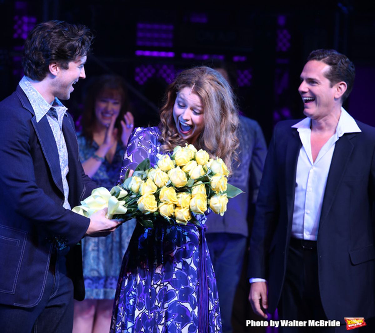 Melissa Benoit with Evan Todd and Paul Anthony Stewart  at 