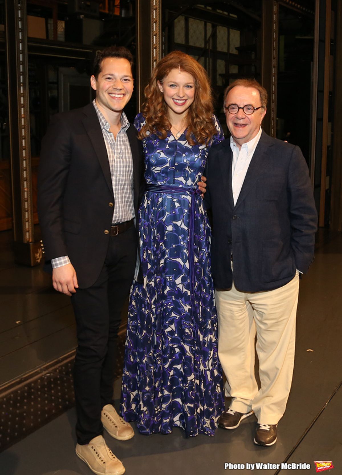 Melissa Benoit with Producers Mike Bosner and Paul Blake  at 