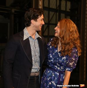 Evan Todd and Melissa Benoist @ BroadwayWorld Evan Todd and Melissa Benoist Photo