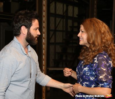 Colin Donnell visits Melissa Benoist  Photo