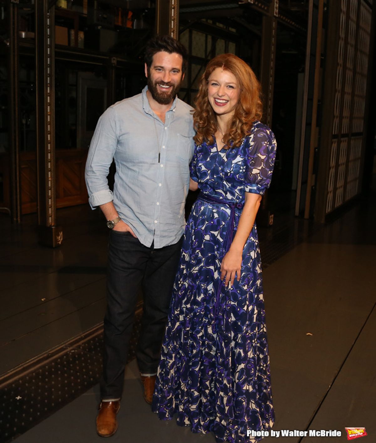 Colin Donnell visits Melissa Benoit  at 