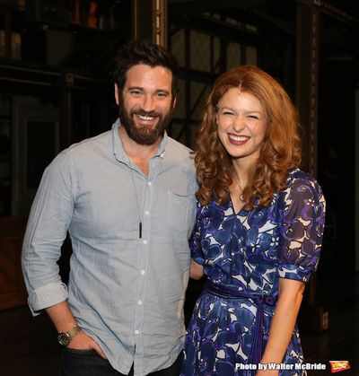 Colin Donnell visits Melissa Benoist  Photo