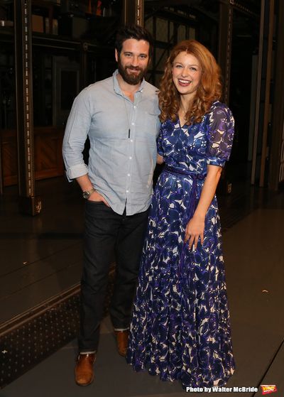 Colin Donnell visits Melissa Benoist Photo