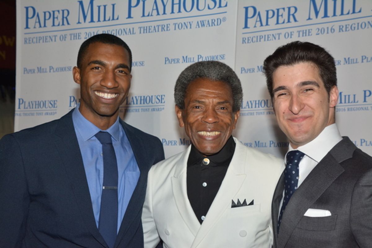 Garrett Turner, Andre De Shields  and Alexander Aguilar at 