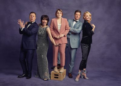 Brooks Ashmanskas, Beth Leavel, Caitlin Kinnunen, Christopher Sieber Photo