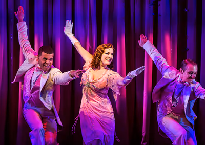 Laura Michelle Kelly and Ensemble Photo