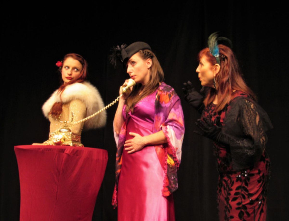 Lydia Fascia, Danielle Conti, Veronica Strickland at 