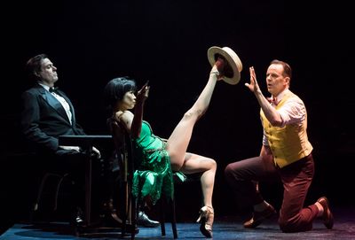 Stuart Marland, Kristine Bendul and Noah Racey; Photo by Charr Crail Photo