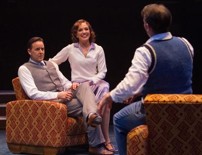 Noah Racey, Kara Lindsay and Matt Loehr; Photo by Kevin Graft Photo