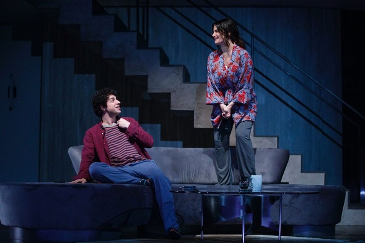 Eli Gelb and Idina Menzel at 