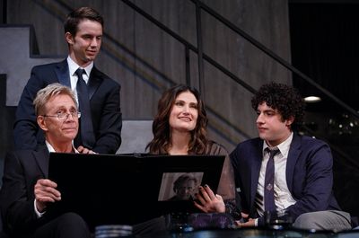 Jack Wetherall, Will Brittain, Idina Menzel and Eli Gelb Photo