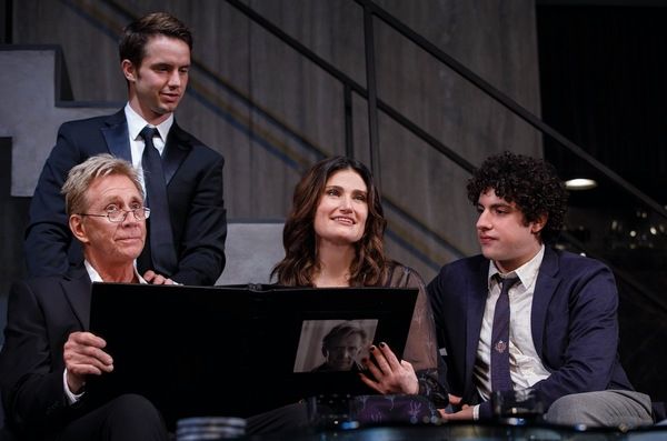 Jack Wetherall, Will Brittain, Idina Menzel and Eli Gelb Photo