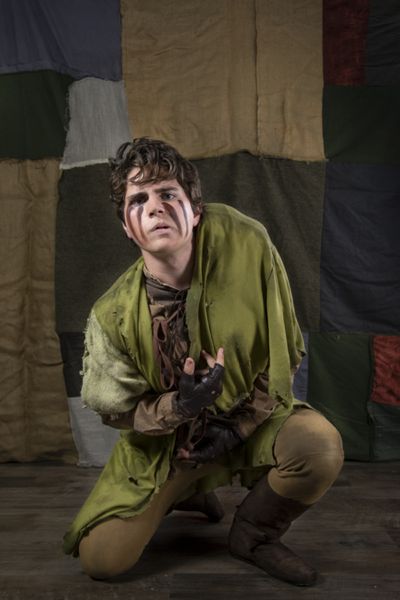 Andy Stratton in The Hunchback of Notre Dame, photograph by Jason Johnson-Spinos Photo