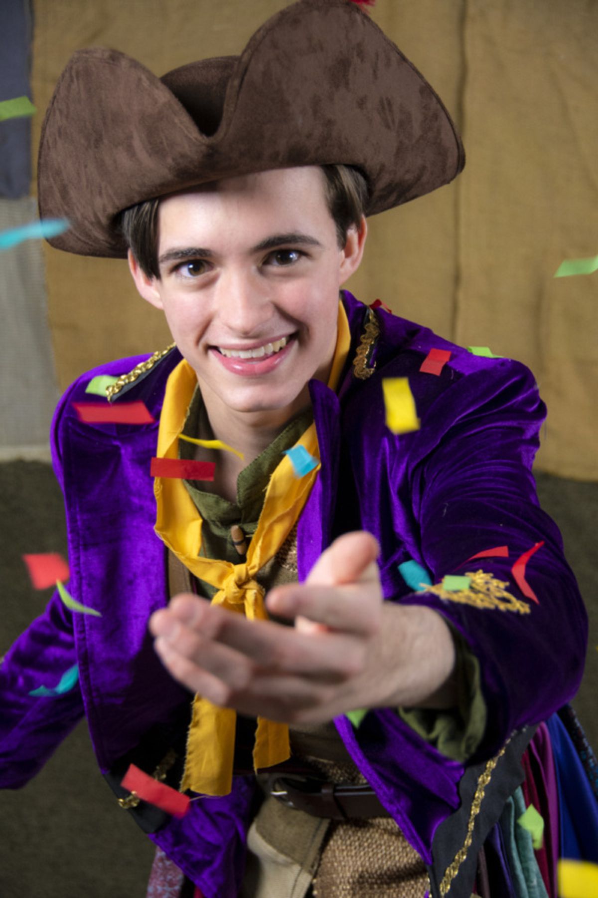 Brayden Soffa in The Hunchback of Notre Dame, photograph by Jason Johnson-Spinos at 