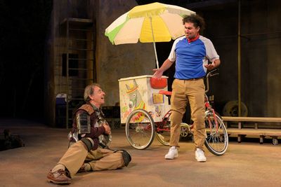 Emilio Delgado (Quixote), Juan Amador (Sancho Panza) Photo