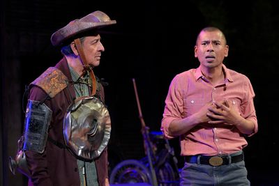 Emilio Delgado (Quixote) and Carlos Aguirre (Young Quijano) Photo