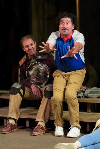 Emilio Delgado (Quixote) and Juan Amador (Sancho Panza) Photo
