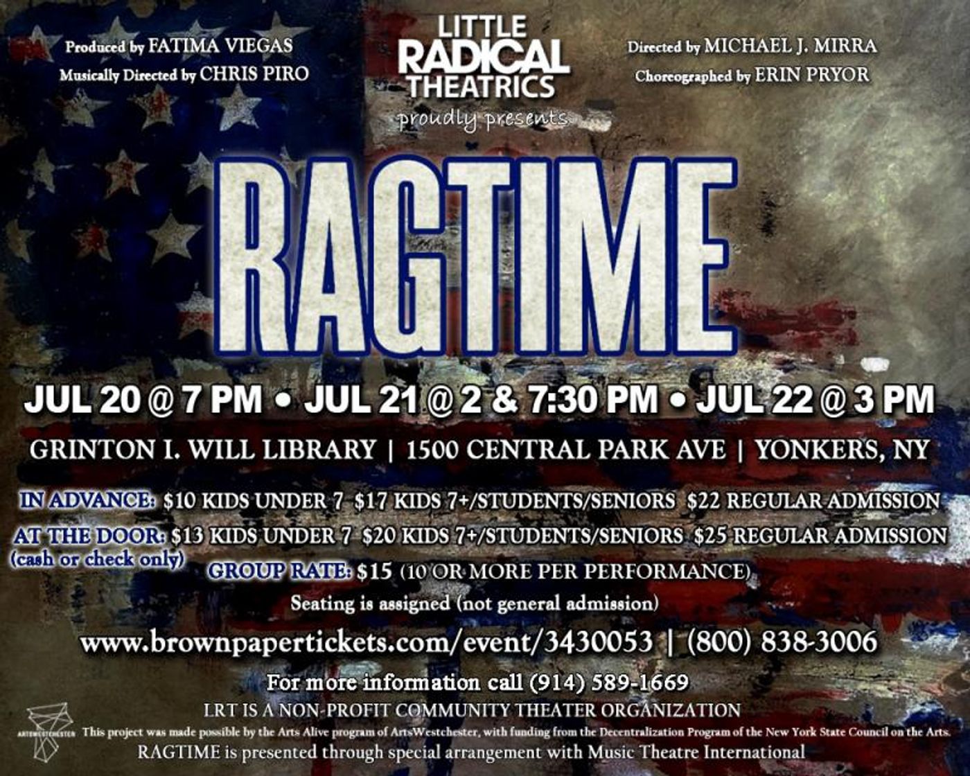 Sneak Peak of RAGTIME at Little Radicals Theatrics  Image