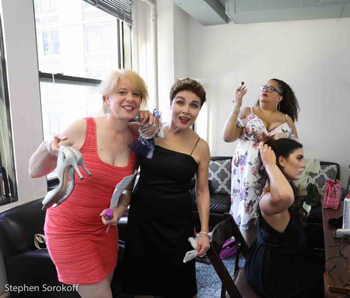 Deborah Grace Winer, Christine Andreas, Natalie Douglas, Amelia Berry at 