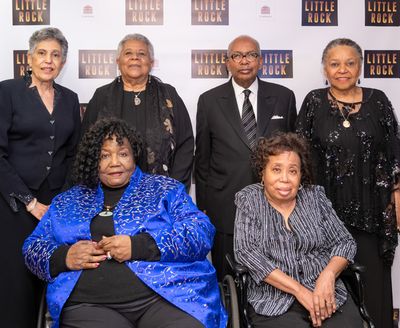 Rear: Carlotta Walls Lanier, Mninijean Brown-Trickey, Ernest Green, Gloria Ray Karlma Photo