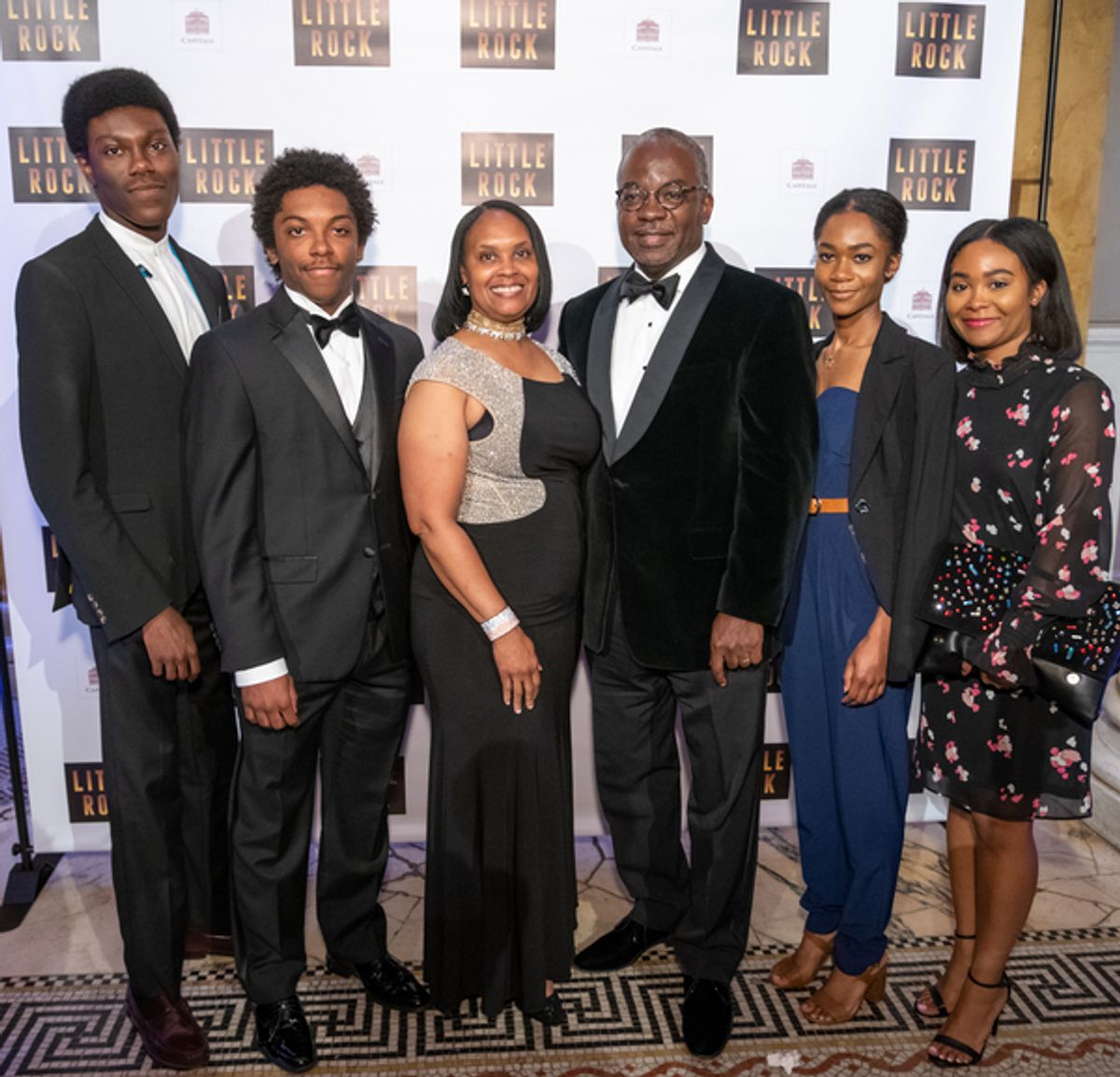 Harvey Butler and family at 