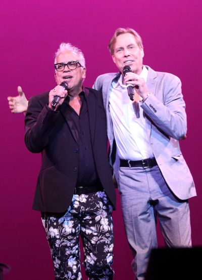 Richard Jay-Alexander and Lara Teeter sing I Can See It from THE FANTASTICKS at The 2 Photo