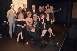 Bryce Pinkham, Drew McVety, Karl Kanzler, Jim Brochu, Hank H. Kim, Brandon Jones, Michael McCormick, Bradford Cover, Margaret Loesser Robinson, Scarlett Strallen, Susan Haskins-Doloff, Lilly Tobin, Caroline Kinsolving and Eason Rytter @ BroadwayWorld Bryce Pinkham, Drew McVety, Karl Kanzler, Jim Brochu, Hank H. Kim, Brandon Jones, Mic Photo