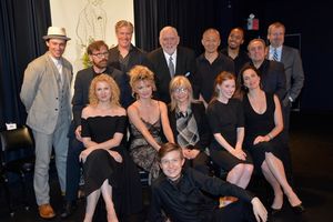 Bryce Pinkham, Drew McVety, Karl Kanzler, Jim Brochu, Hank H. Kim, Brandon Jones, Michael McCormick, Bradford Cover, Margaret Loesser Robinson, Scarlett Strallen, Susan Haskins-Doloff, Lilly Tobin, Caroline Kinsolving and Eason Rytter @ BroadwayWorld Bryce Pinkham, Drew McVety, Karl Kanzler, Jim Brochu, Hank H. Kim, Brandon Jones, Mic Photo