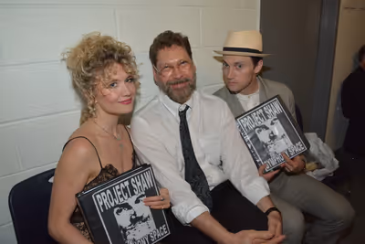 Scarlett Strallen, David Staller and Bryce Pinkham Photo
