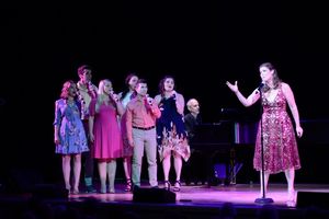 Marina Jones with The BBTY Chorus that includes-Emma Camp, Lauren Kolas, Philippa Lynas, Ryan McCoville, Sophie Rapiejko and Matt Weinstein @ BroadwayWorld Marina Jones with The BBTY Chorus that includes-Emma Camp, Lauren Kolas, Philippa Lyn Photo