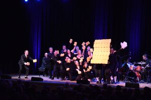 Danny Gardner and the BBTY Dance Ensemble that includes-Danielle Aliotta, Emily Blake Anderson, Mandie Black, Matthew Borchers, Jake Corcoran, Tessa Grady, Bryan Hunt, Lily Lewis, Sarah Lichty, Claire Logan, Andrew Metzgar, Corrine Munsch, Daniel Plimpton @ BroadwayWorld Danny Gardner and the BBTY Dance Ensemble that includes-Danielle Aliotta, Emily Blake Photo