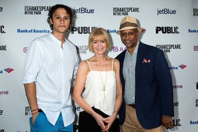 Trey Hudson, Jeannie Santiago, Ruben Santiago-Hudson Photo
