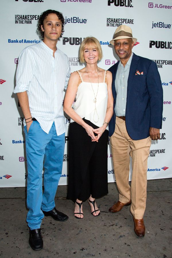 Trey Hudson, Jeannie Santiago, Ruben Santiago-Hudson Photo