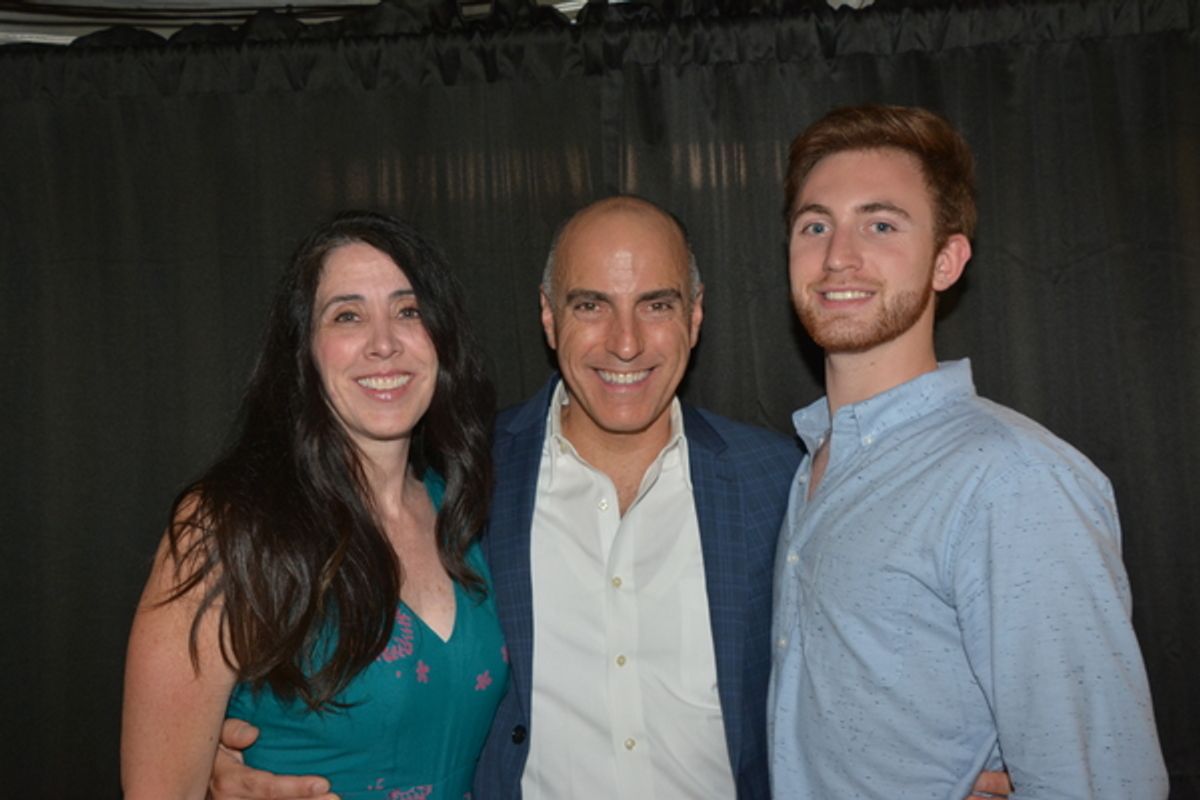 Rene Atchison, William Michals and Liam Michals at 