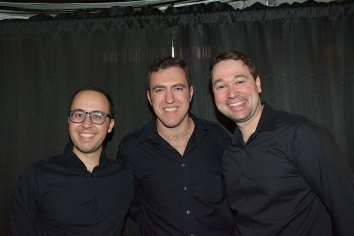 Michael Verre, Peter Surace and Michael Santora at 