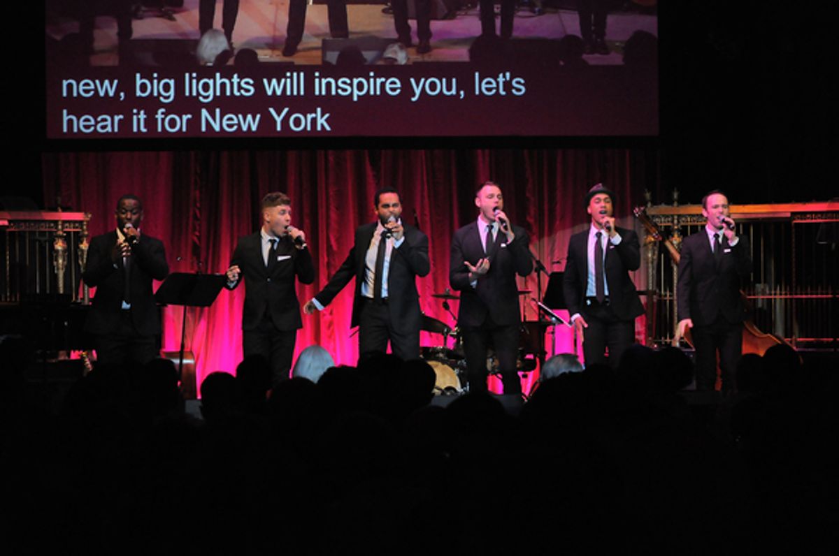 The Broadway Boys performing at 