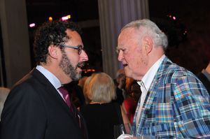 Tony Kushner and TDF founder and former chairman, Stephen Benedict @ BroadwayWorld Tony Kushner and TDF founder and former chairman, Stephen Benedict Photo