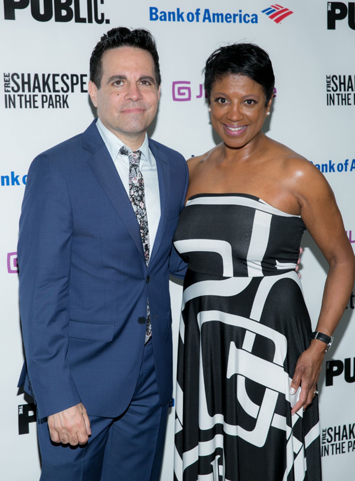 Mario Cantone and Marva Hicks at 