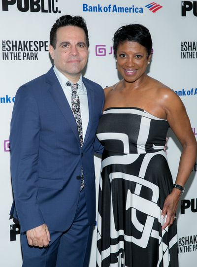Mario Cantone and Marva Hicks Photo