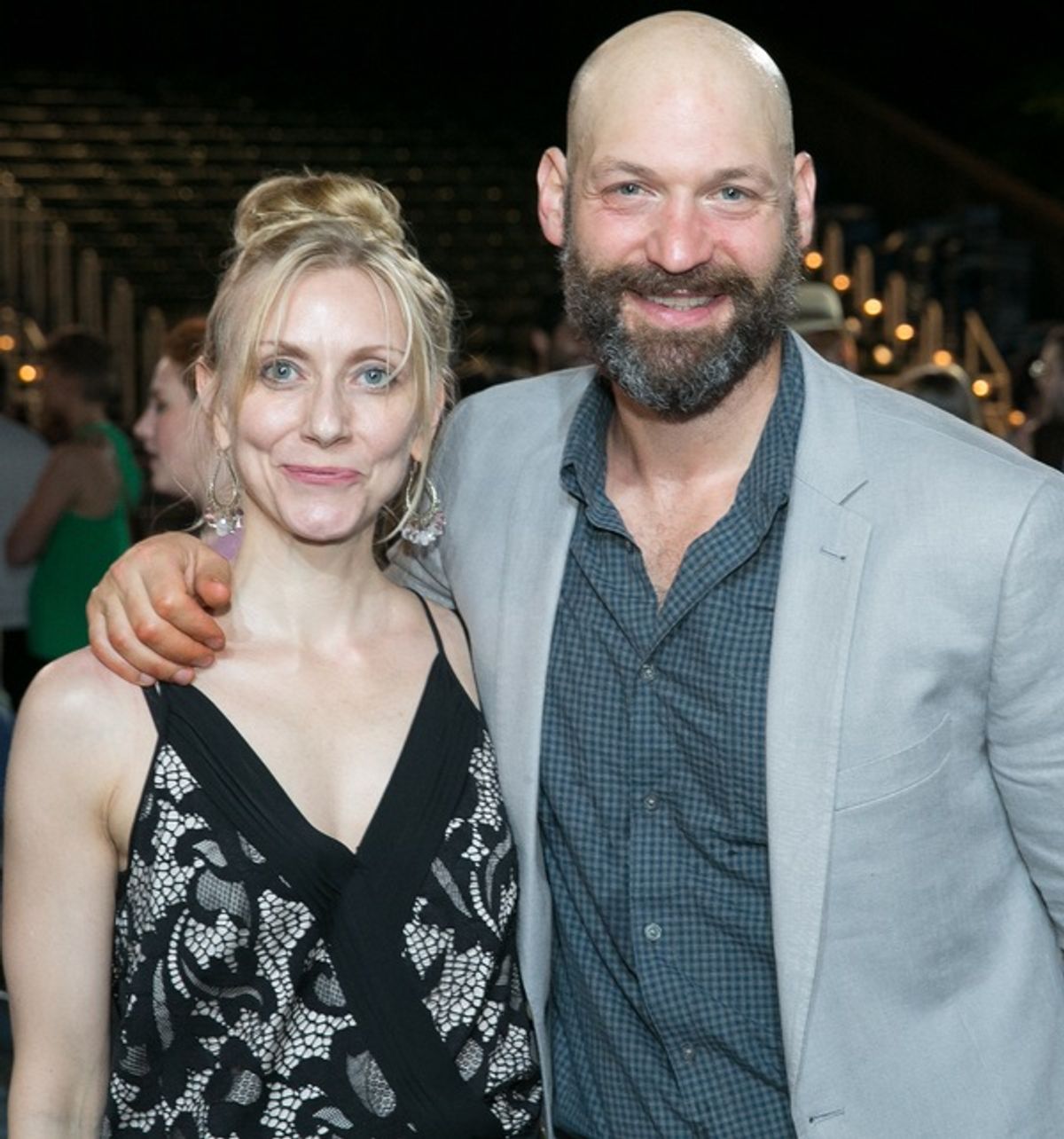 Tina Benko and Corey Stoll at 