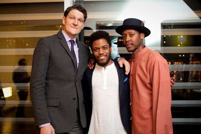 Gabriel Ebert, Jon Michael Hill, and Namir Smallwood Photo