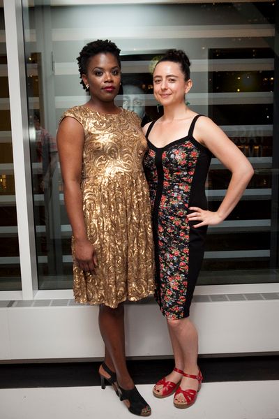 Playwright Antoinette Nwandu celebrates with director Danya Taymor Photo