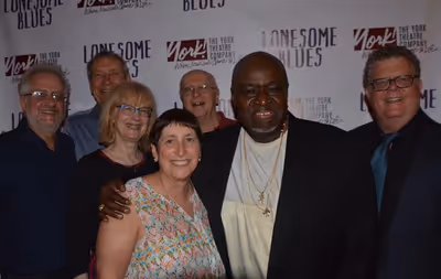 The York Theatre Board of Directors with Akin Babatunde that includes Alan Govenar, W Photo