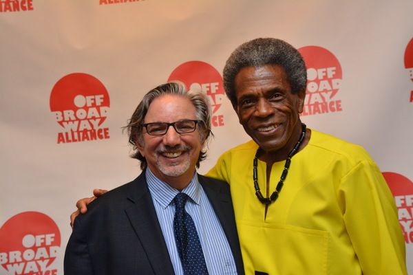 Peter Berger (Off Broadway Alliance President) and Andre De Shields  Photo