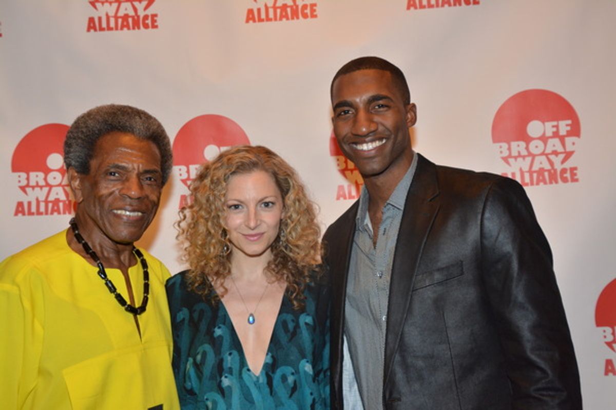 Andre De Shields, Lauren Molina and Garrett Turner at 