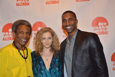 Andre De Shields, Lauren Molina and Garrett Turner Photo