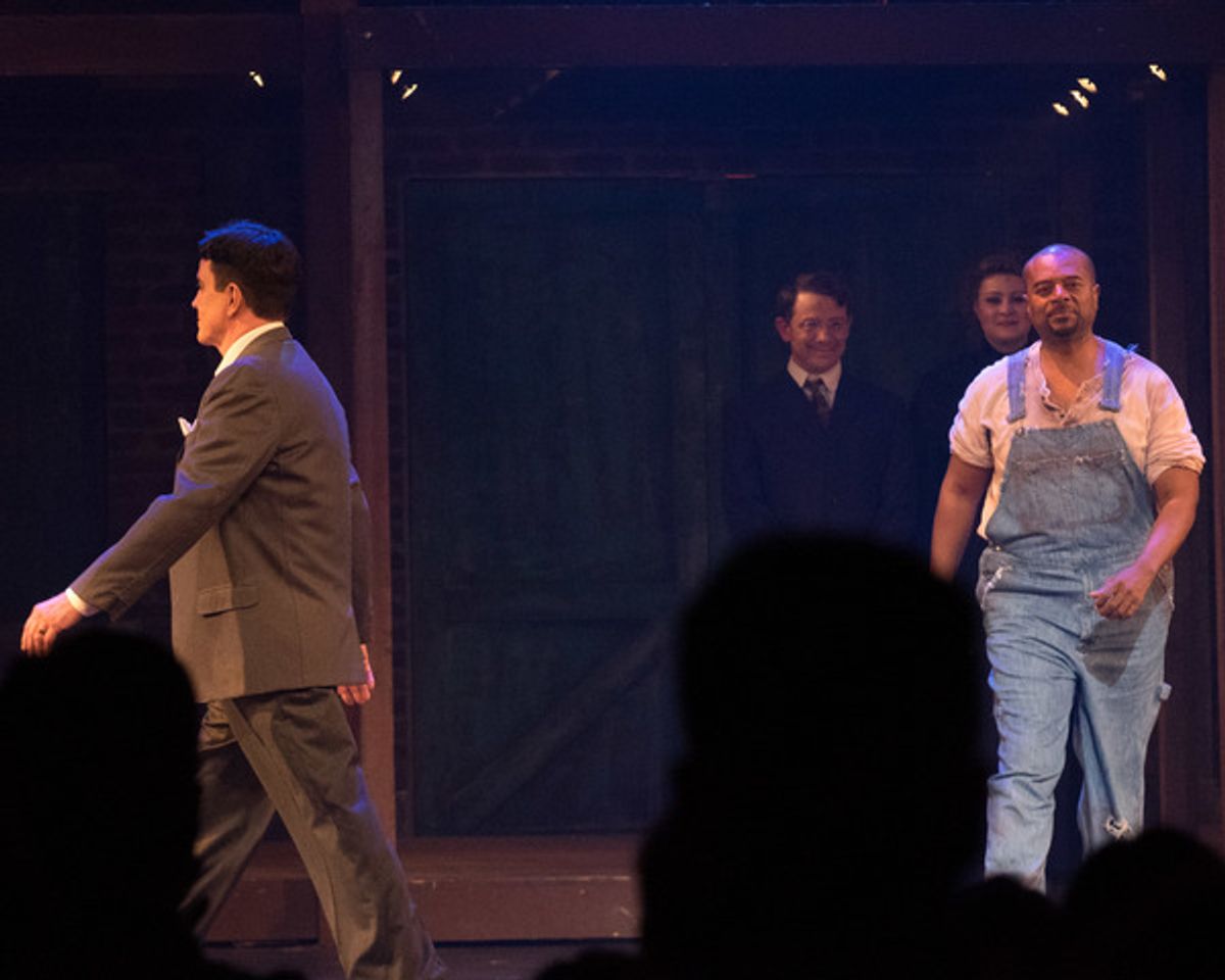 Davis Gaines, Jeff Skowron, Chelle Denton, and Rufus Bonds Jr. at 