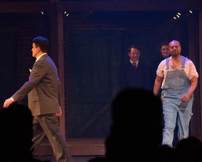 Davis Gaines, Jeff Skowron, Chelle Denton, and Rufus Bonds Jr. Photo