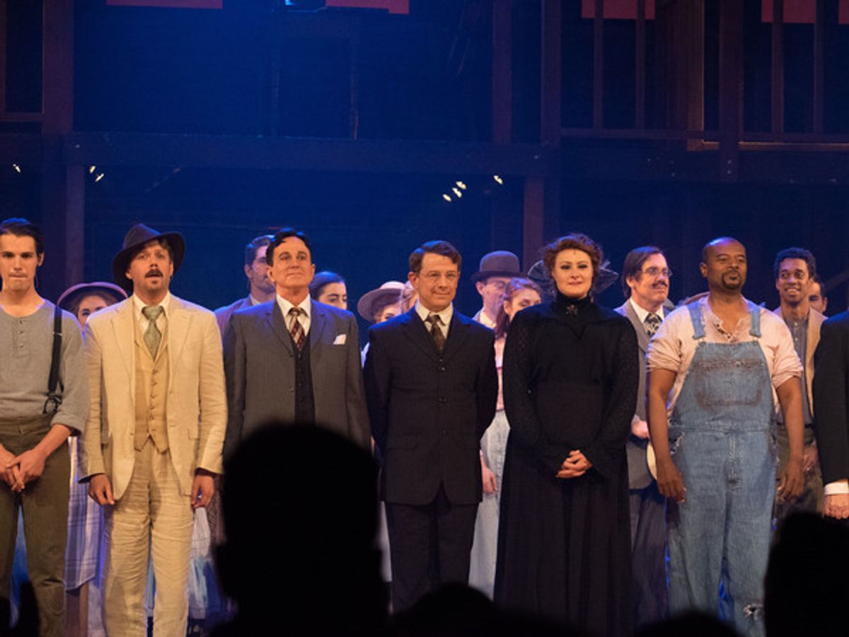 Tyler Miclean, Benjamin Schrader, Davis Gaines, Jeff Skowron, Chelle Denton, Corky Loupe, Rufus Bonds Jr., and Patrick Batiste Jr. at 