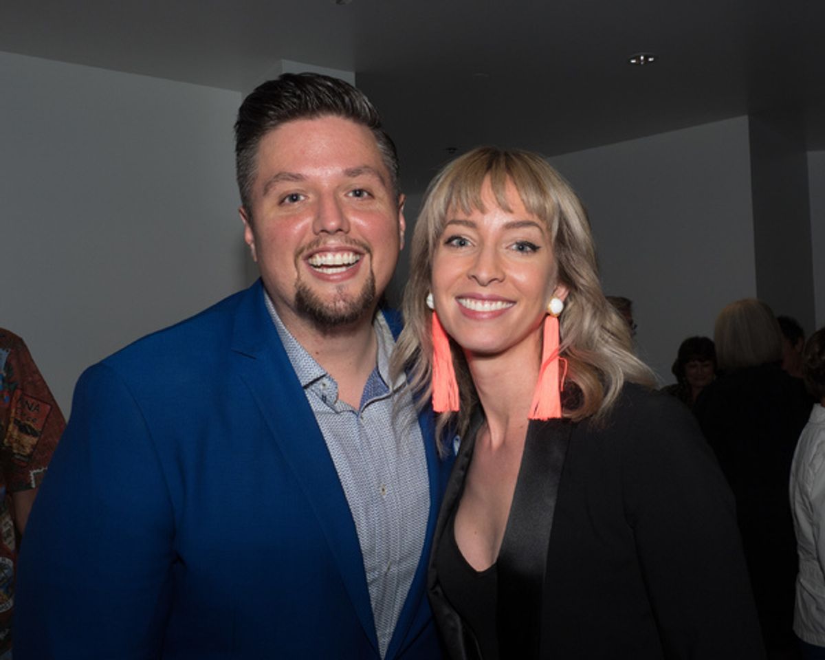 Director T.J. Dawson and Julia Aks at 